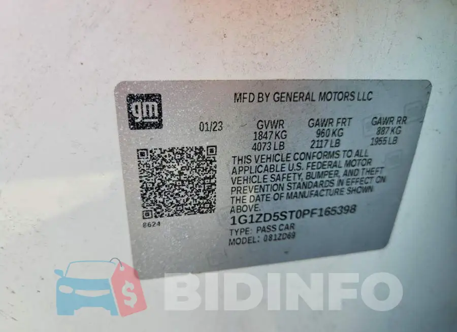 1G1ZD5ST0PF165398 Photo# 12