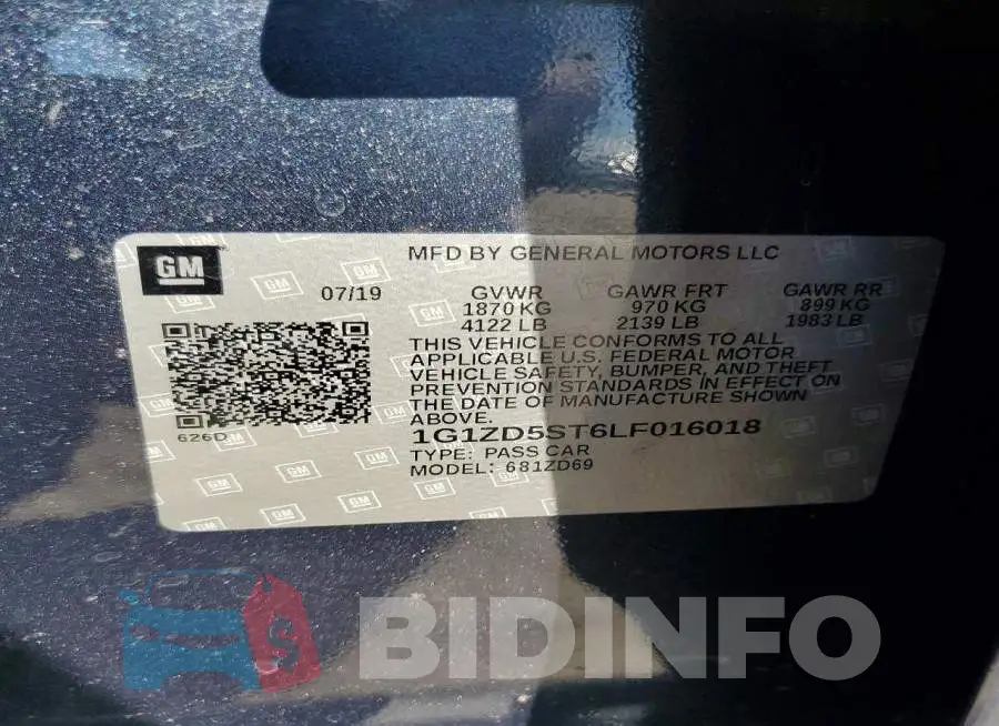 1G1ZD5ST6LF016018 Photo# 12