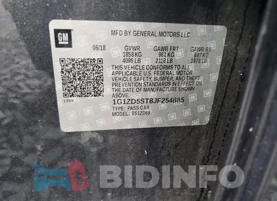1G1ZD5ST8JF254885 Photo# 12