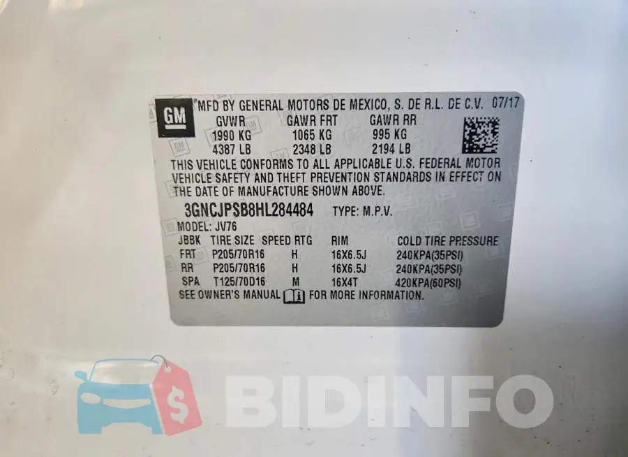 3GNCJPSB8HL284484 Photo# 12