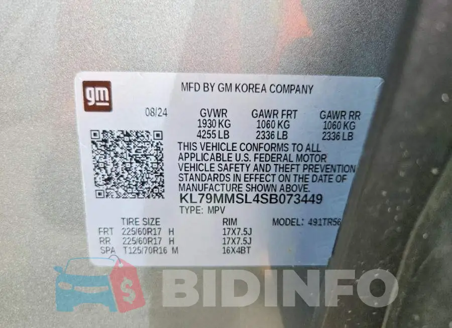 KL79MMSL4SB073449 Photo# 14