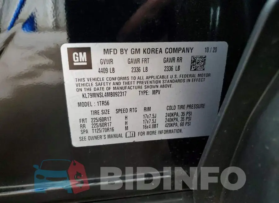 KL79MNSL4MB092317 Photo# 14