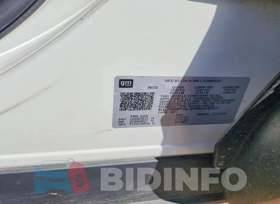 KL79MPSL2PB214317 Photo# 13