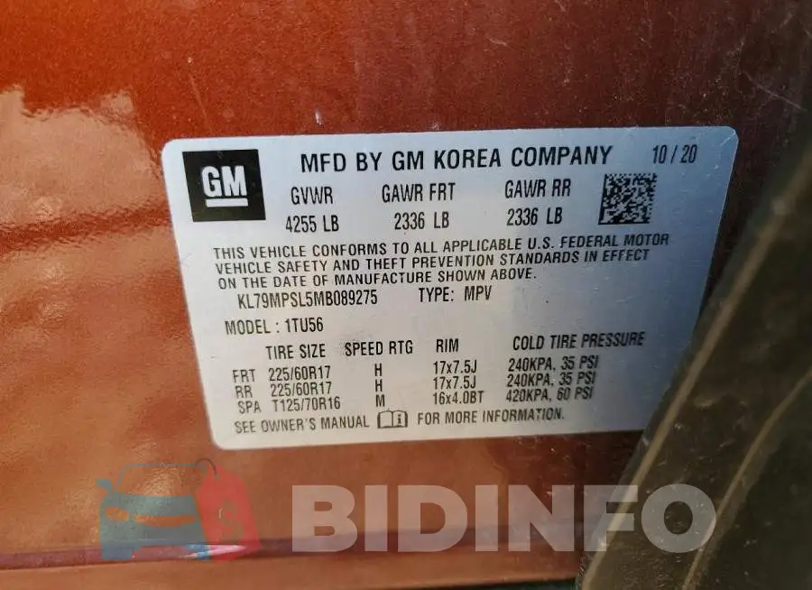 KL79MPSL5MB089275 Photo# 13
