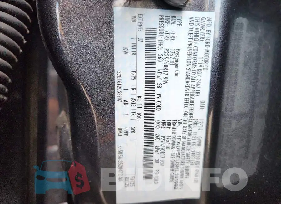 1FADP5EU3HL101992 Photo# 12