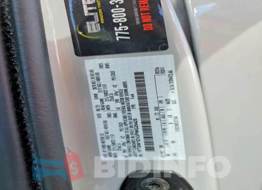 1FT6W1EV2PWG26420 Photo# 12