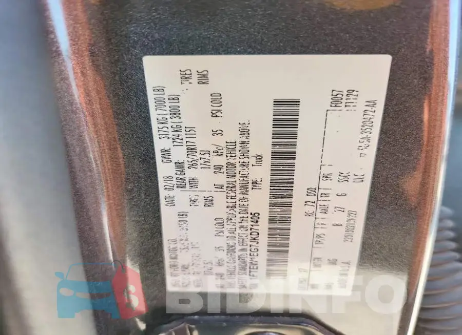 1FTEW1EG7JKD71405 Photo# 12