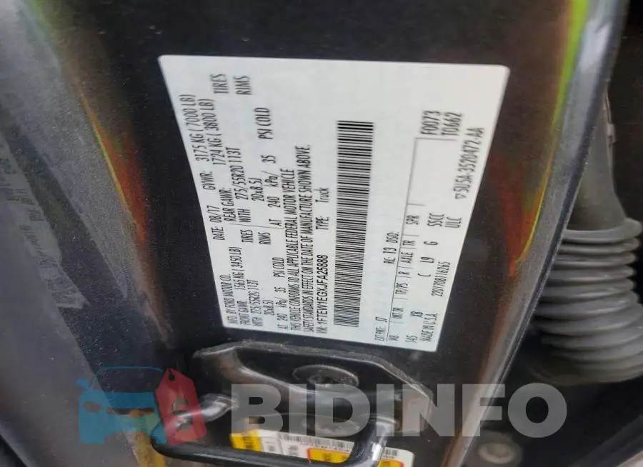 1FTEW1EGXJFA25888 Photo# 12