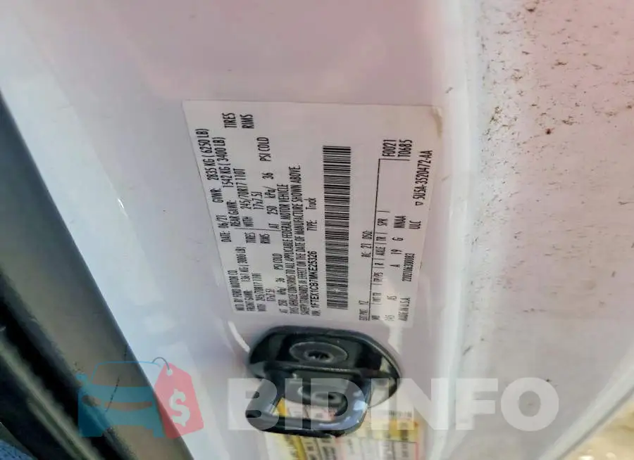 1FTEX1CB7MKE25326 Photo# 12