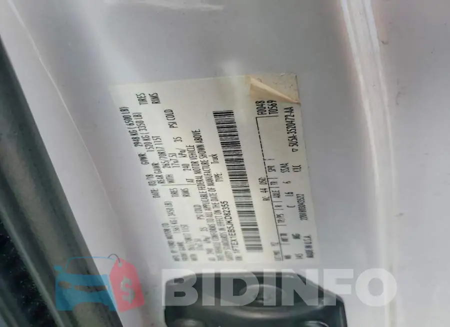 1FTEX1EB5JKD82355 Photo# 13