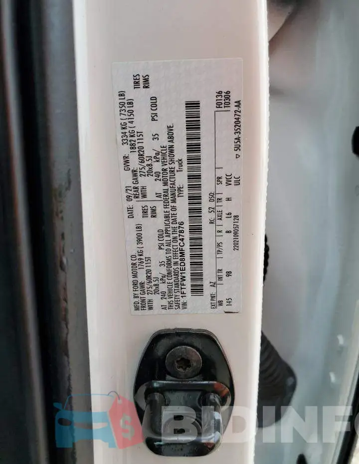 1FTFW1ED8MFC47876 Photo# 12