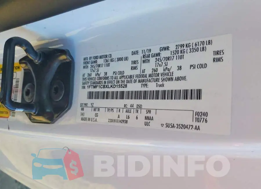 1FTMF1CBXLKD15528 Photo# 12