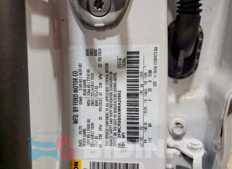 3FMCR9B6XMRA20802 Photo# 14