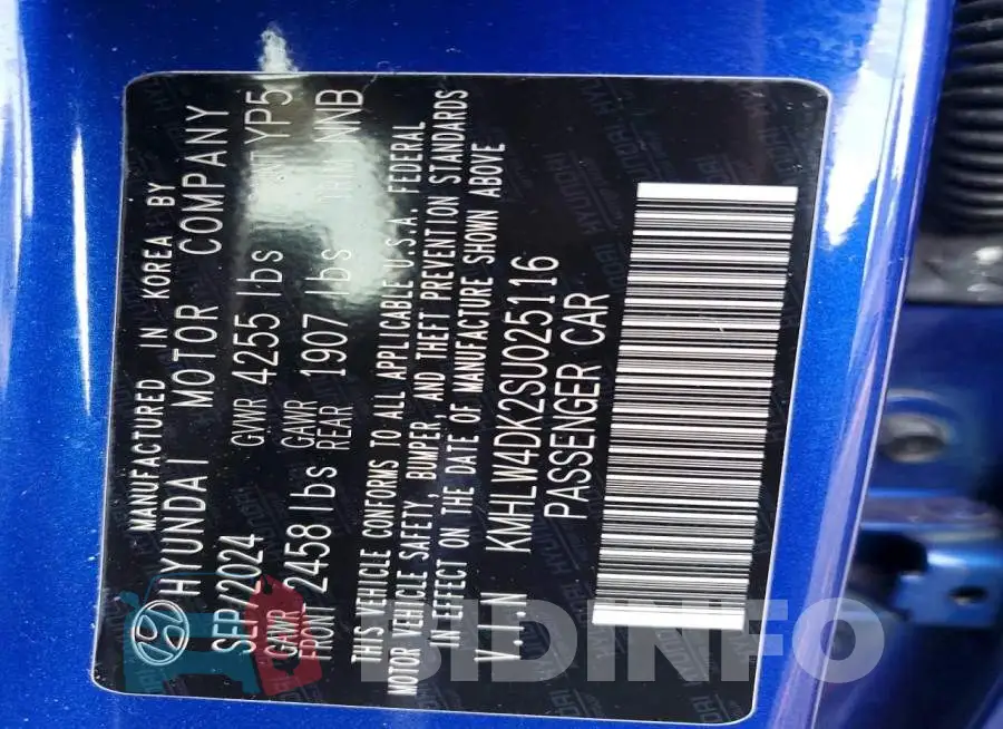KMHLW4DK2SU025116 Photo# 12