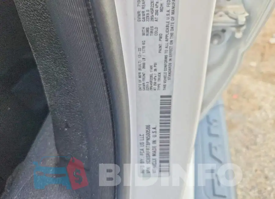 1C6SRFRT8PN500586 Photo# 12