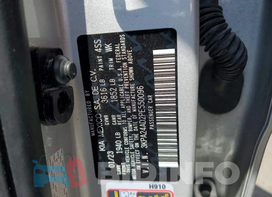 3KPA24AD2PE550096 Photo# 12