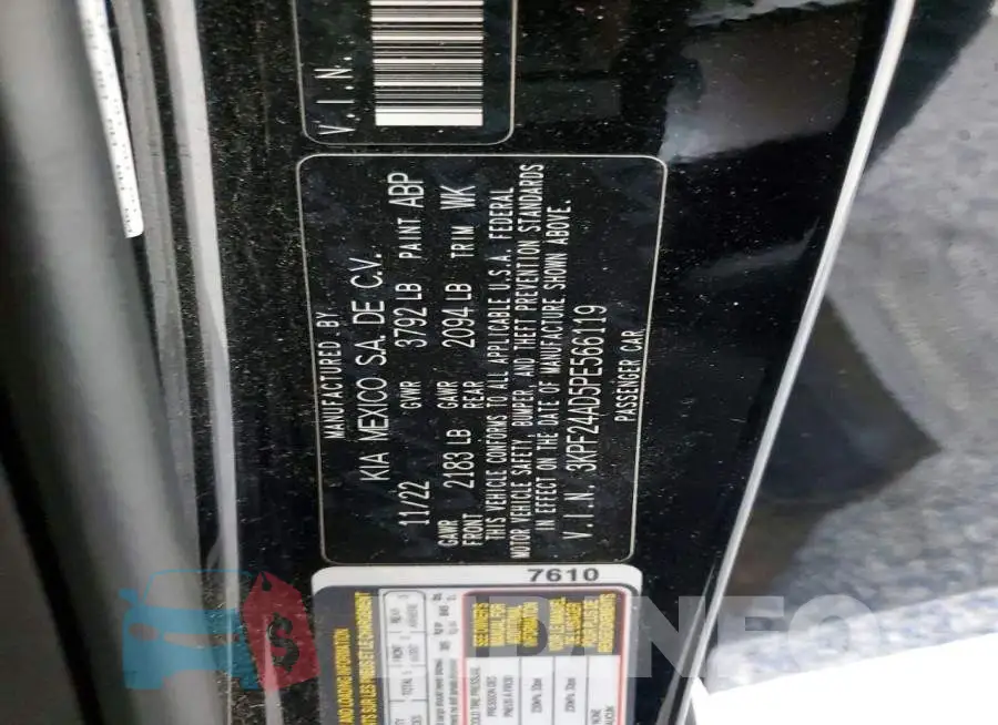 3KPF24AD5PE566119 Photo# 12