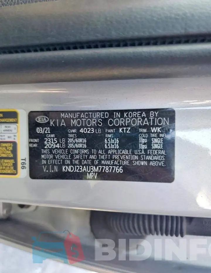 KNDJ23AU3M7787766 Photo# 12