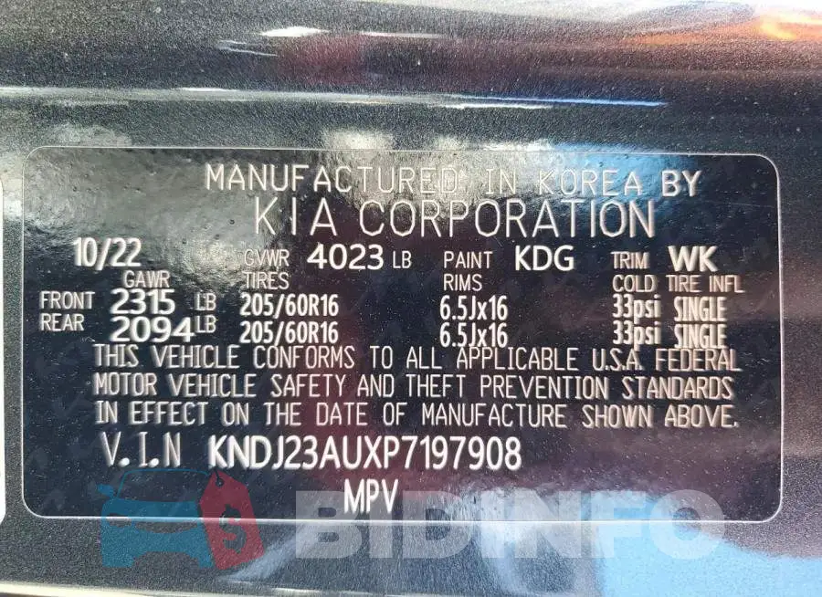 KNDJ23AUXP7197908 Photo# 13