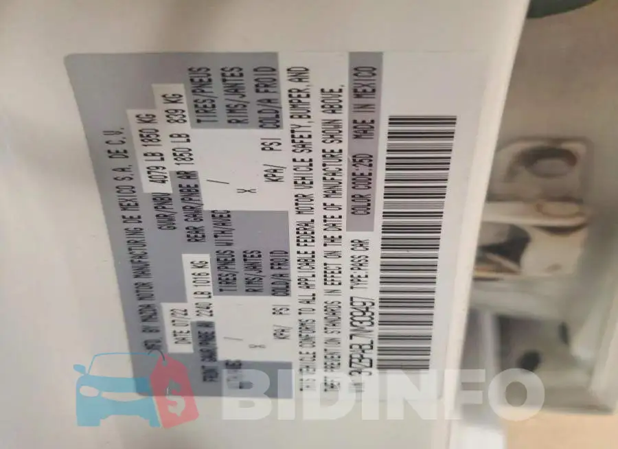 3MZBPABL7NM309497 Photo# 12