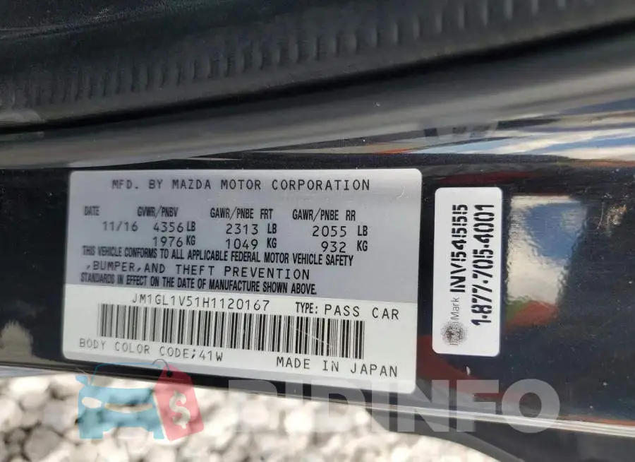 JM1GL1V51H1120167 Photo# 12