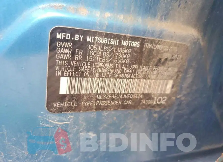 ML32F3FJ4JHF04424 Photo# 12