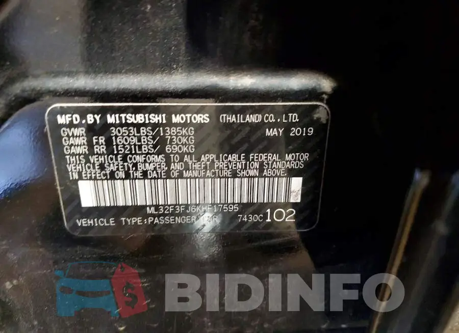 ML32F3FJ6KHF17595 Photo# 13