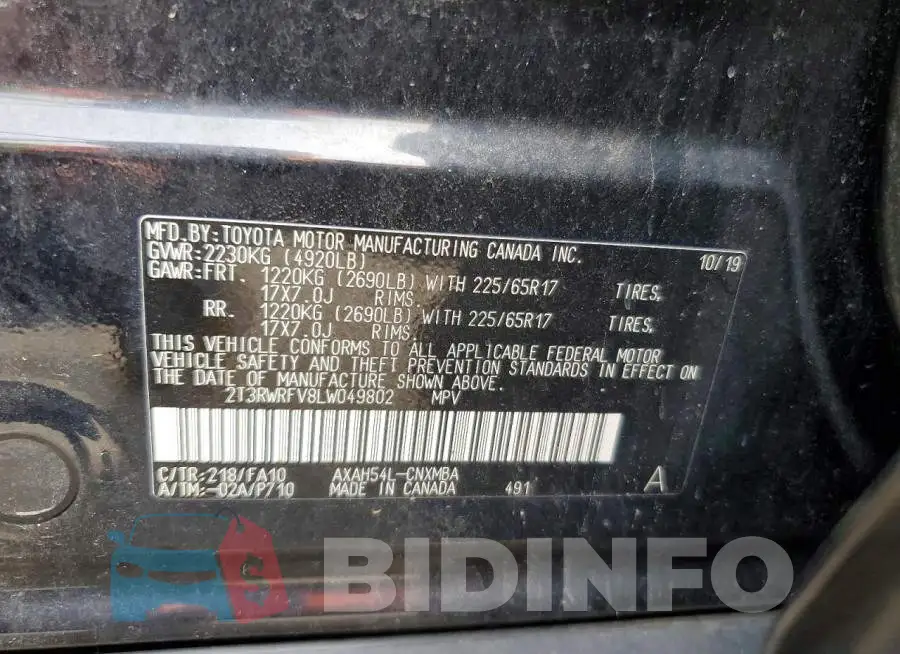 2T3RWRFV8LW049802 Photo# 13
