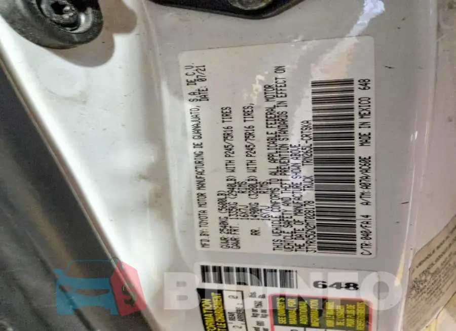 3TYRX5GN2MT028178 Photo# 12