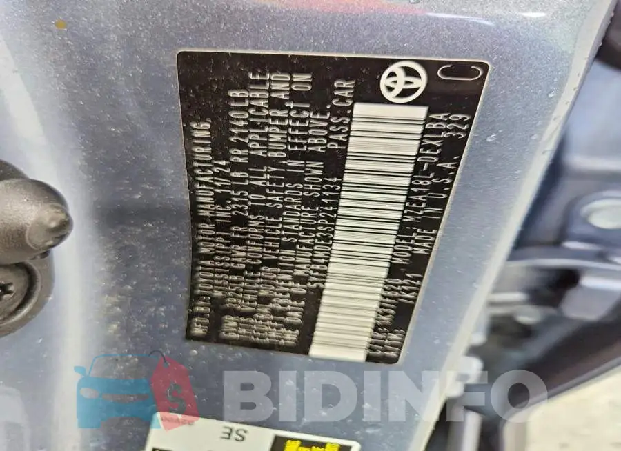 5YFB4MDE3SP241134 Photo# 12