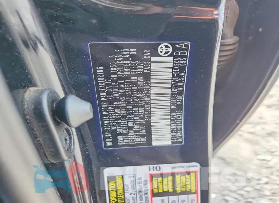 5YFBURHE8HP728863 Photo# 12