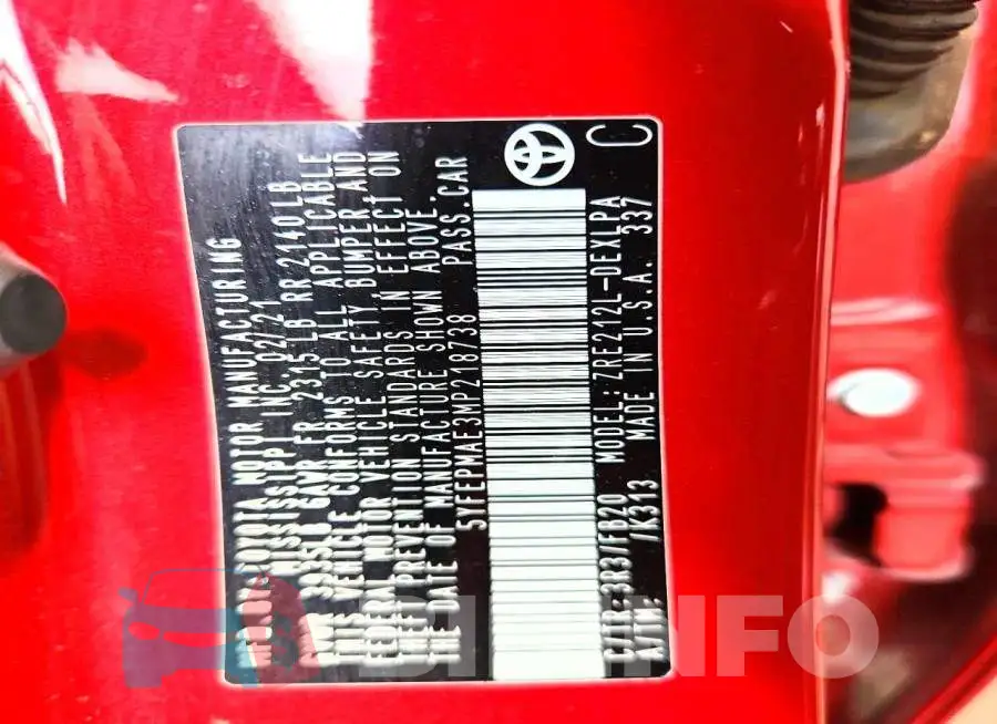 5YFEPMAE3MP218738 Photo# 12