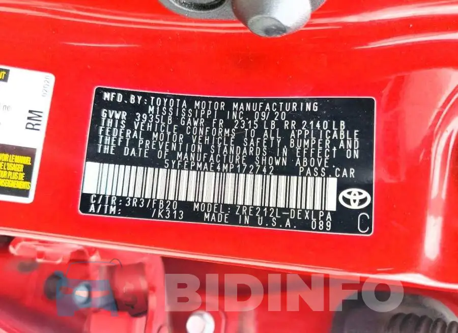 5YFEPMAE4MP172742 Photo# 12