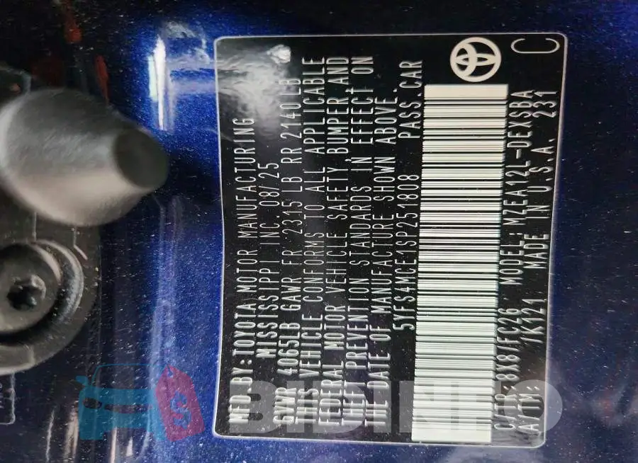 5YFS4MCE1SP251808 Photo# 12