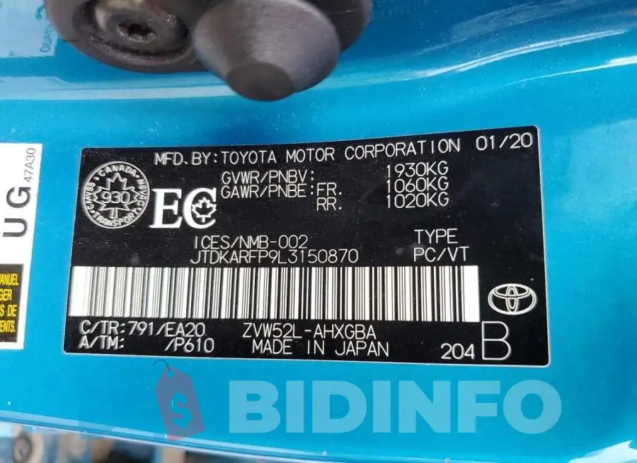 JTDKARFP9L3150870 Photo# 12