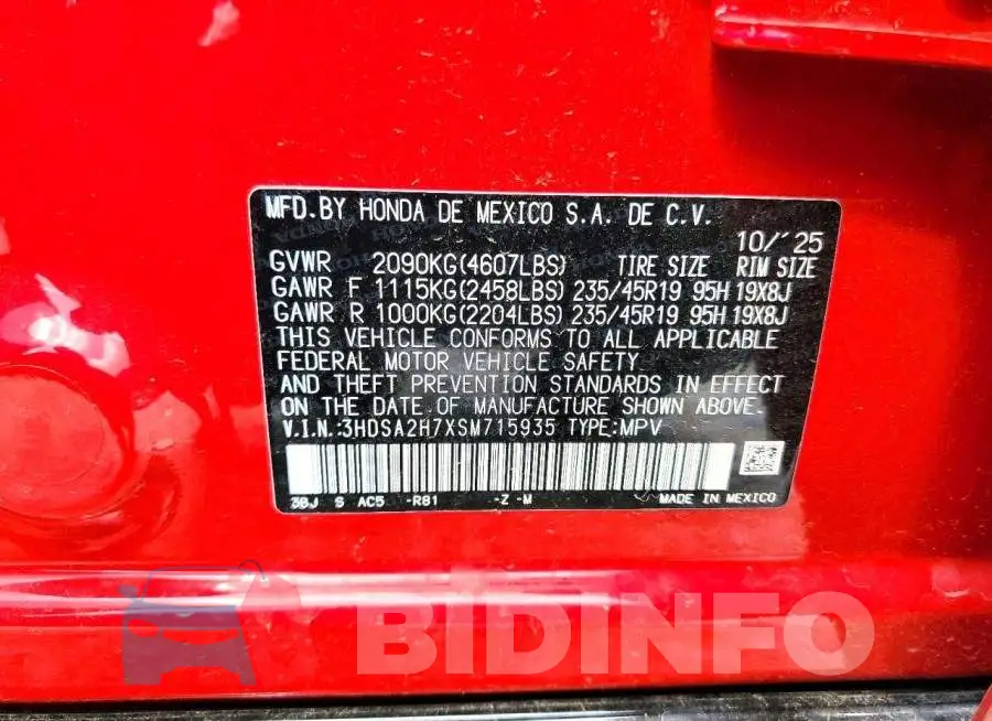 3HDSA2H7XSM715935 Photo# 14