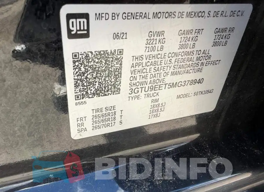 3GTU9EET5MG378940 Photo# 10