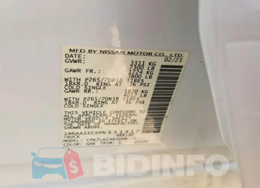 1N6AA1ECXPN111417 Photo# 12