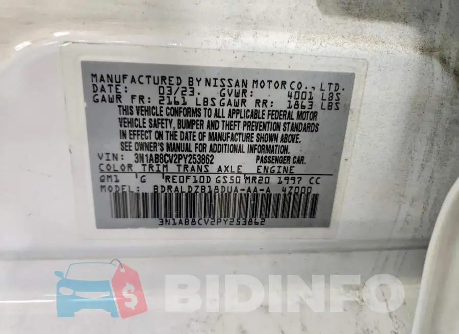 3N1AB8CV2PY253862 Photo# 13