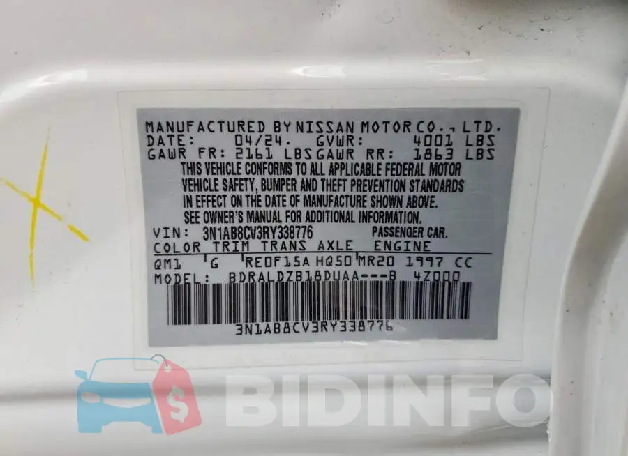3N1AB8CV3RY338776 Photo# 12