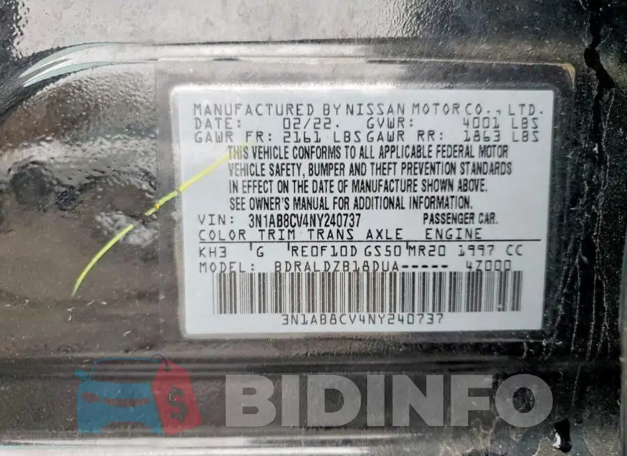 3N1AB8CV4NY240737 Photo# 13