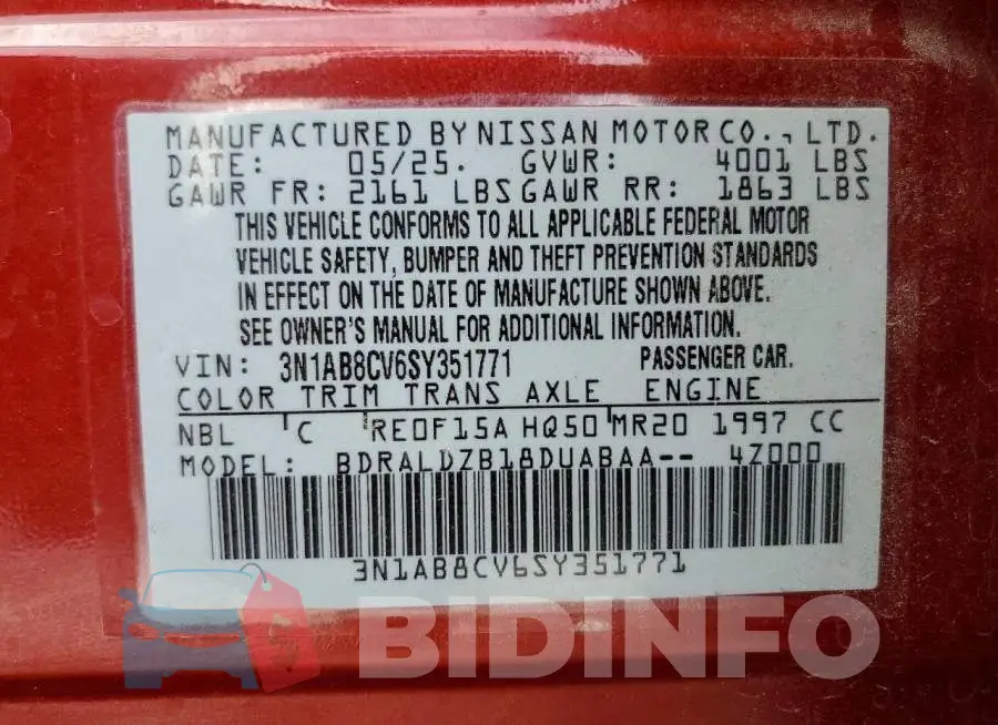 3N1AB8CV6SY351771 Photo# 12