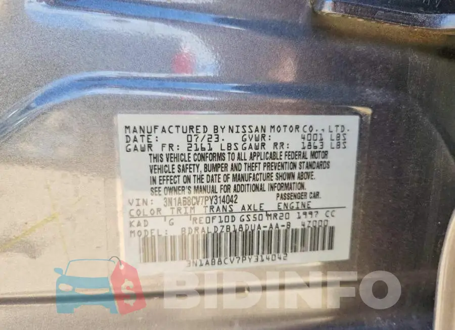 3N1AB8CV7PY314042 Photo# 12