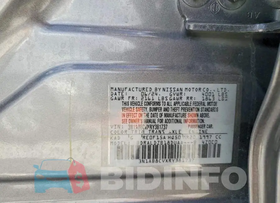 3N1AB8CVXRY381737 Photo# 12