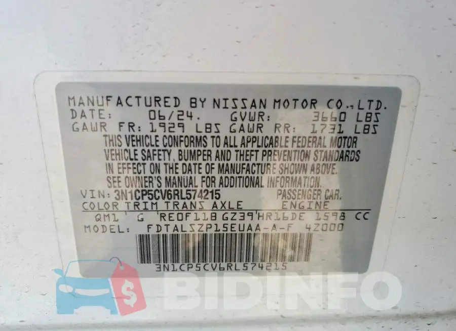 3N1CP5CV6RL574215 Photo# 12