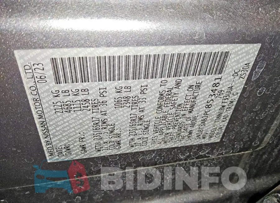 5N1BT3AB1PC853481 Photo# 13
