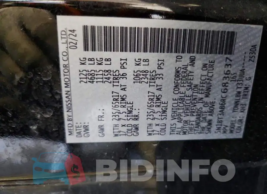 5N1BT3AB6RC683637 Photo# 12