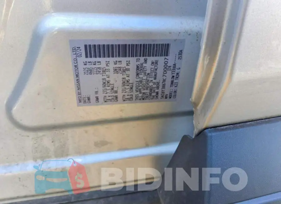 5N1BT3BB7RC700007 Photo# 13