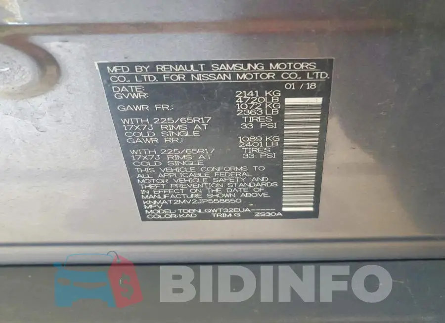 KNMAT2MV2JP558650 Photo# 13