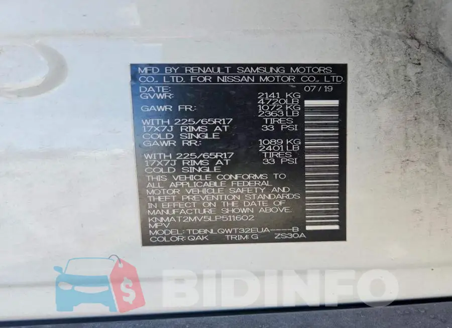 KNMAT2MV5LP511602 Photo# 13